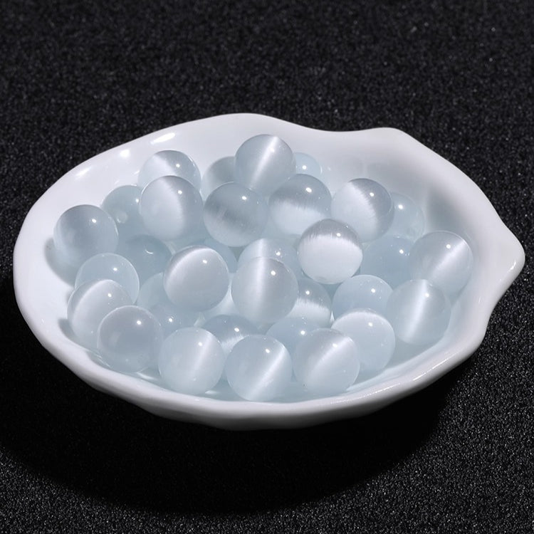 Premium White Cat’s Eye Beads for DIY Jewelry Making