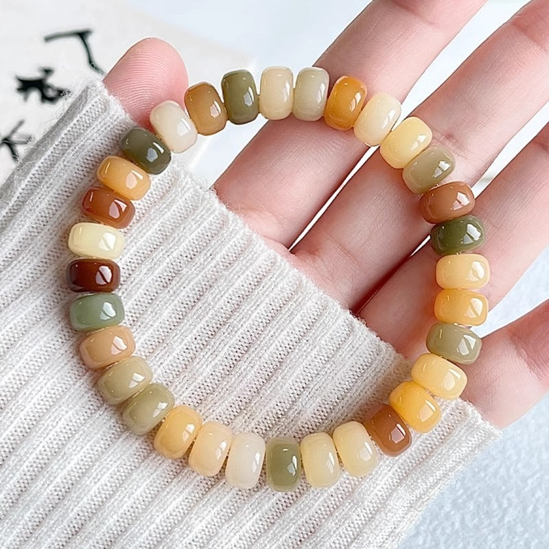 New Multi-color Flake Bodhi Bracelet（10*7MM）