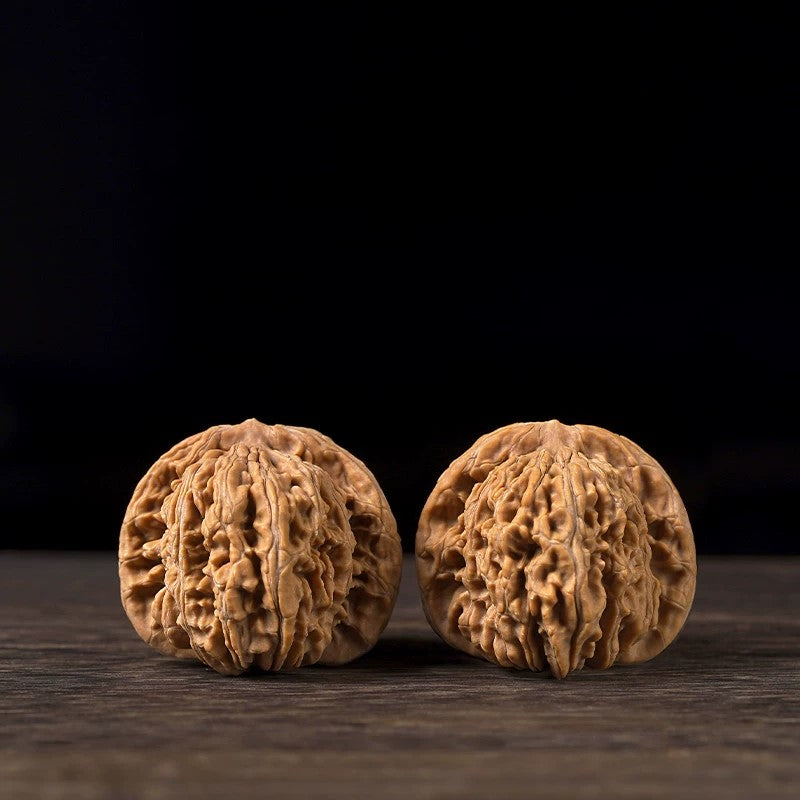 Beginner-Friendly Chinese Wenwan Walnuts for Stress Relief & Hand Therapy