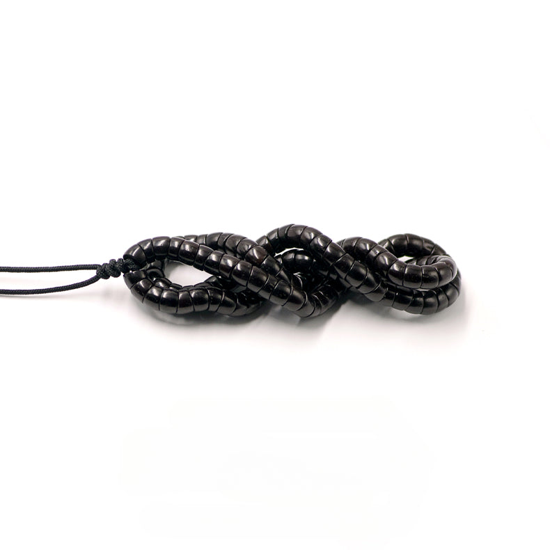 Indonesian Black Gold Coconut Beads – 108 Stress-Relief Bracelet——Customizable with DIY Accessories