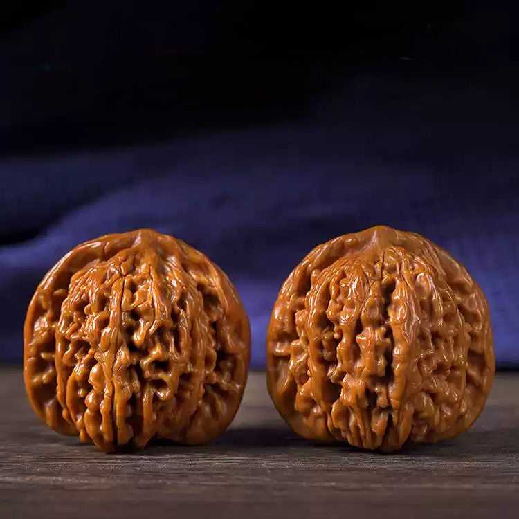 Beginner-Friendly Chinese Wenwan Walnuts for Stress Relief & Hand Therapy