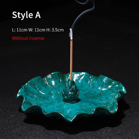 Buddha3bodhi Zen Lotus Incense Stick Holder for Daily Meditation