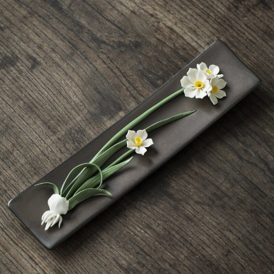 Handmade Daisy Rose Incense Stick Holder