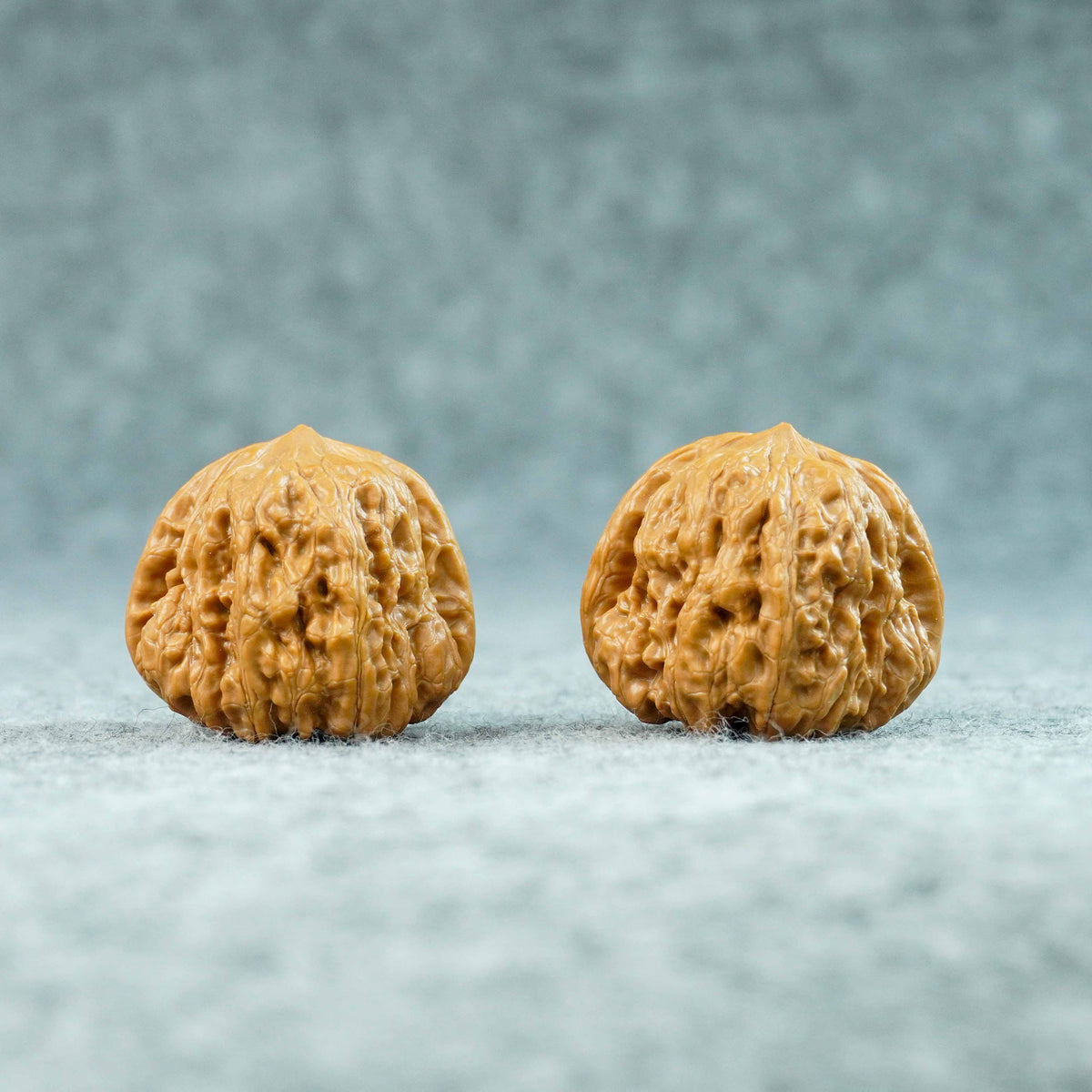 39mm Pinggu Concave Base Walnut Pair | One-of-a-Kind Listing | 082904