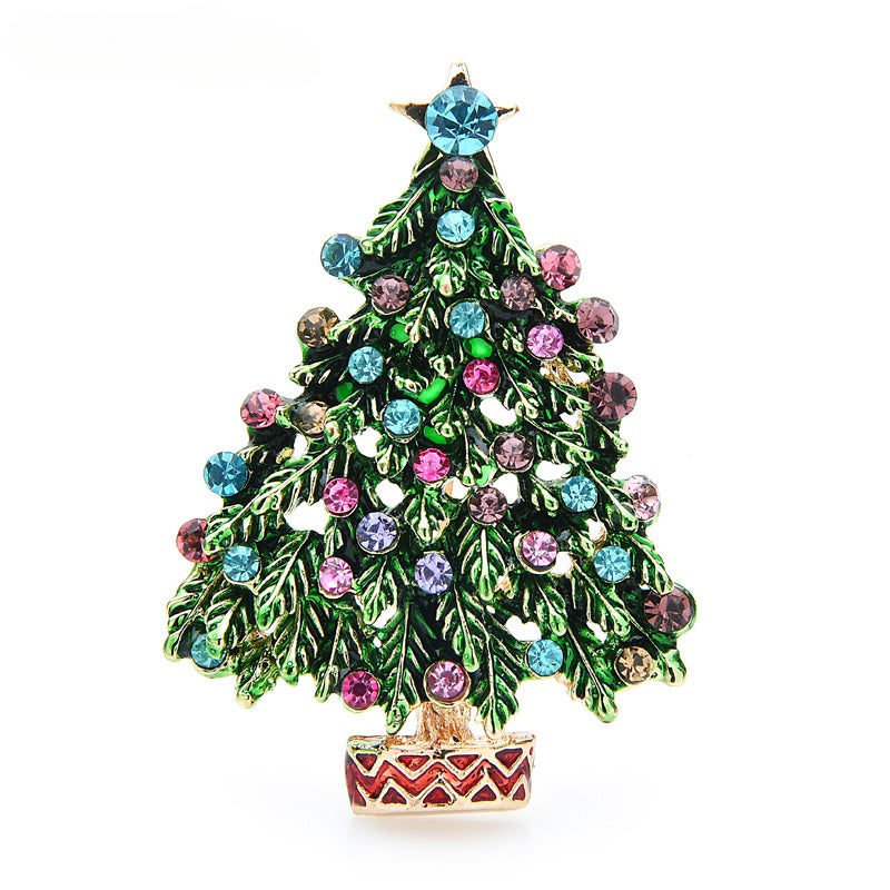 Christmas Tree Brooches Women and Men Brooch Pins Gifts Enamel Brooch Pin