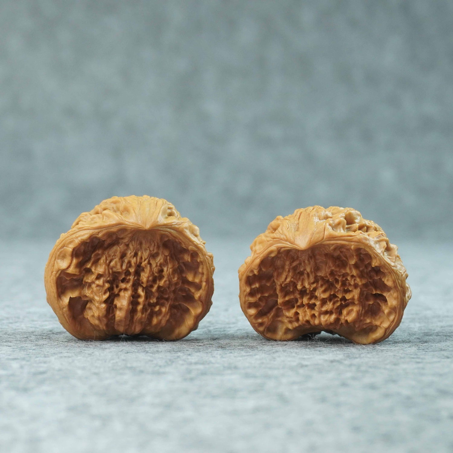 45mm Guanmao Snake Head Walnuts | Rare Mutation | One-of-a-Kind Pair | 070104