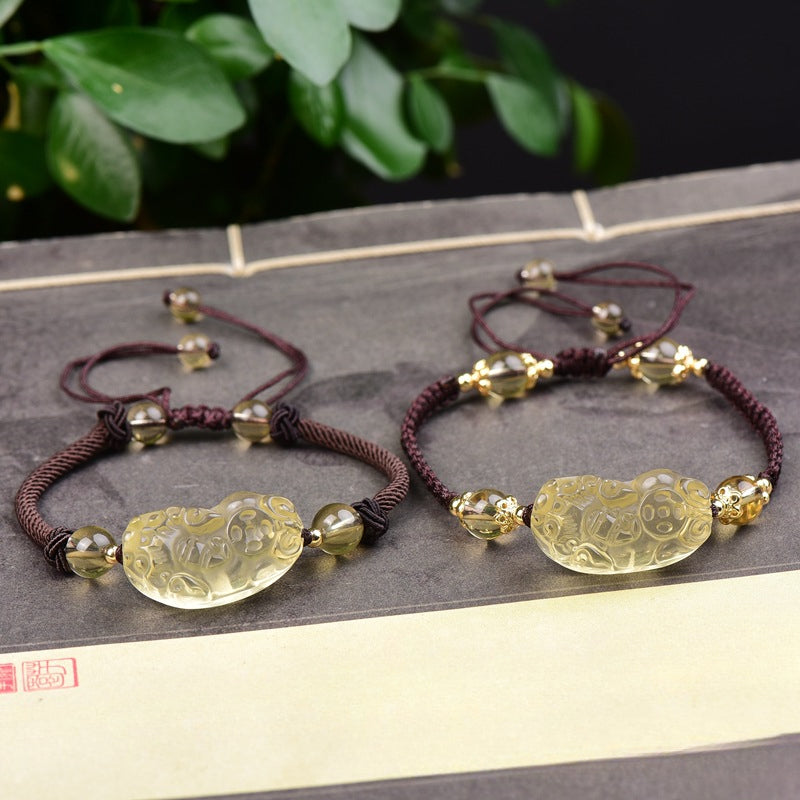 Citrine Wealth Pi Xiu Bracelet – A Symbol of Prosperity and Good Fortune