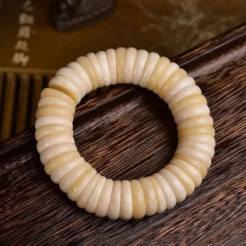 Natural Camel Bone Bracelet Flakes Beads Bracelet