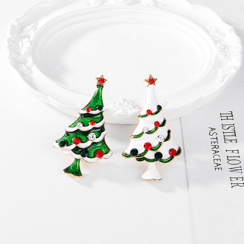 Christmas Tree Brooch Pin Christmas Gift Holiday Accessories