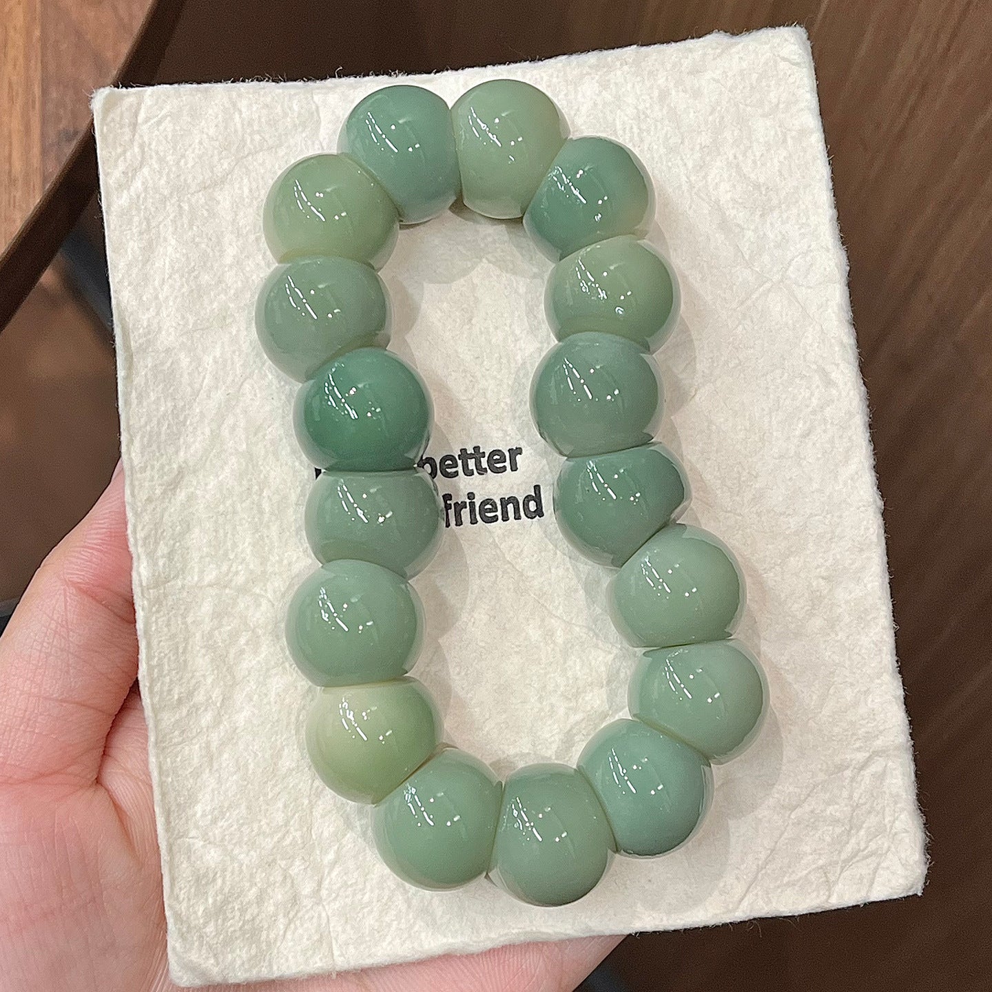 Large Garlic Clove Bodhi Root Fidget Bracelet for Stress Relief