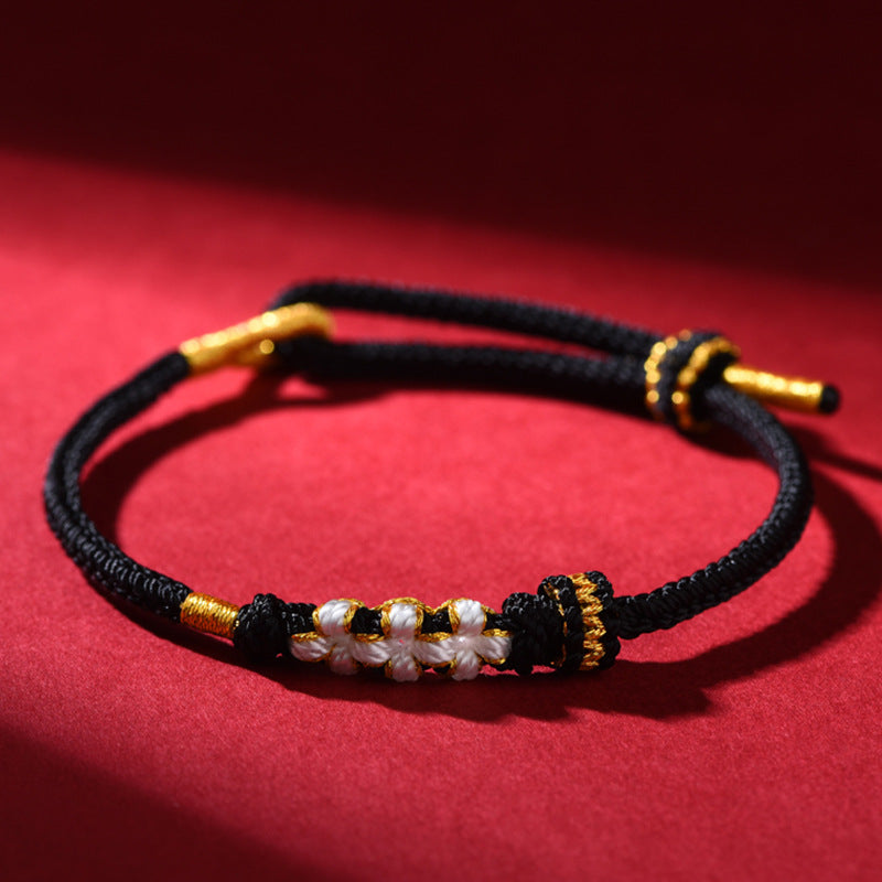 Handmade Braided Lucky Couples Bracelet Adjustable Red String Friendship & Love Gift
