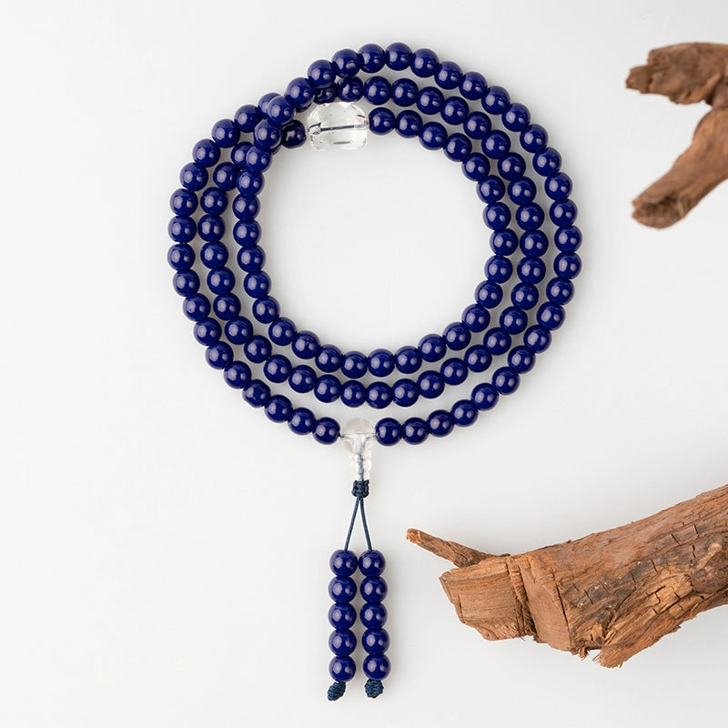 8mm Lapis Lazuli Bracelet 108 Bead Mala High Quality Prayer Beads