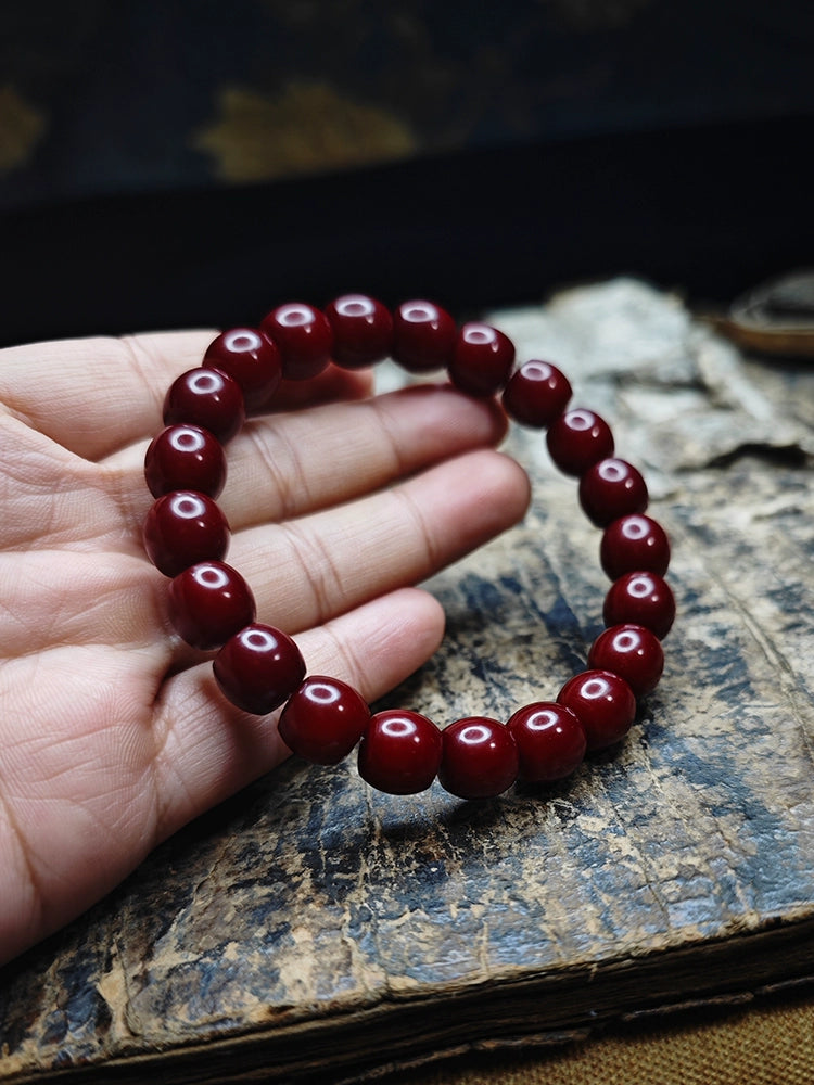 Red Bodhi Bracelet  Beads for Meditation