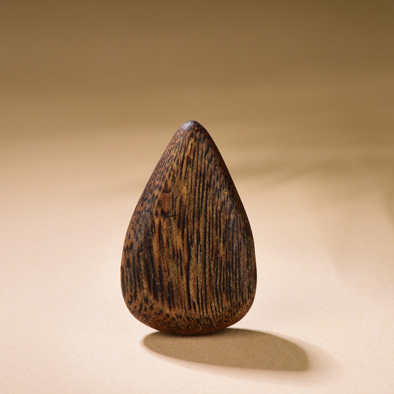 Natural Qi Nan Agarwood Teardrop Pendant for Men and Women