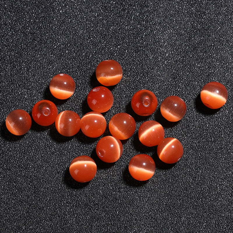 Premium Red Cat’s Eye Beads for DIY Jewelry Making