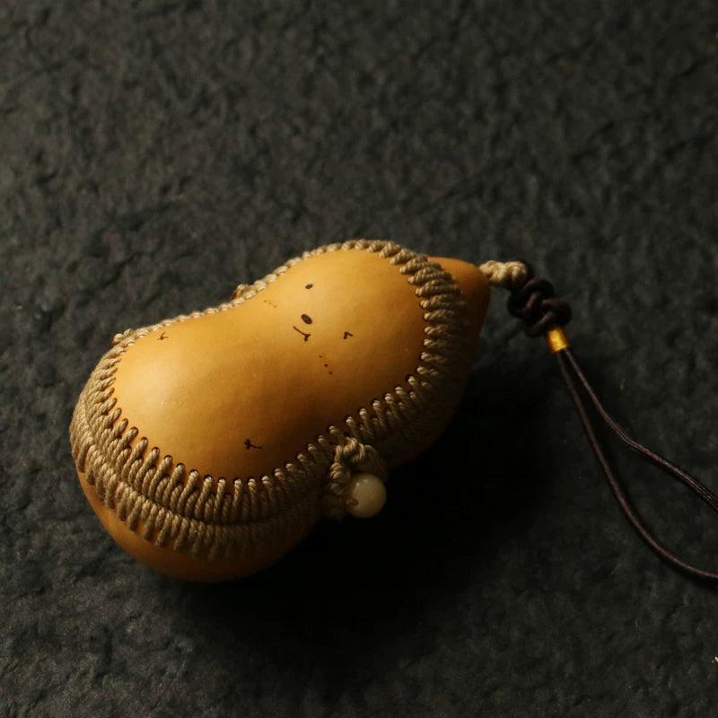 Natural Aged Gourd Handcrafted Storage Bag – Perfect for Wenwan