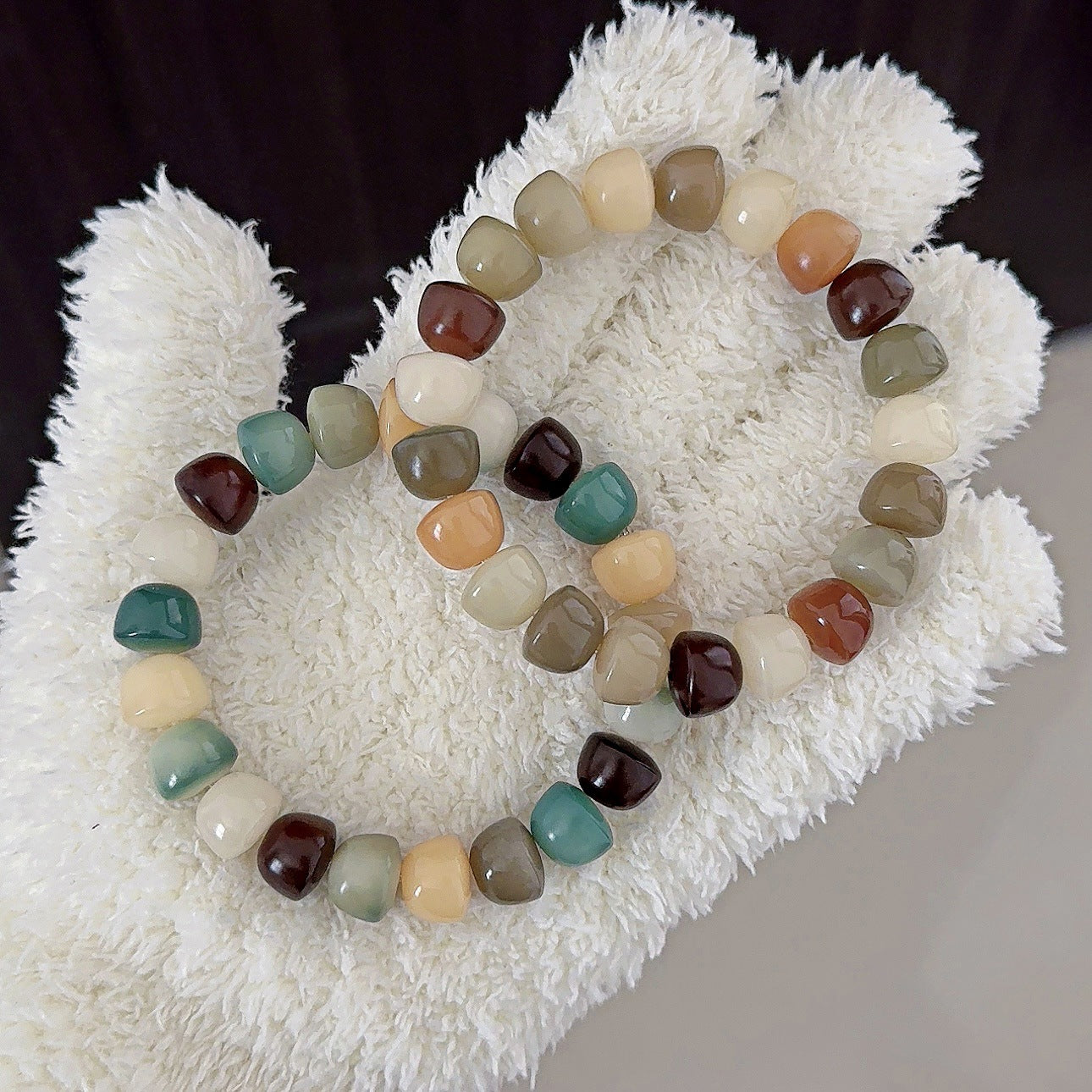 Multi-Treasure Bowl Bead Bodhi Bracelet