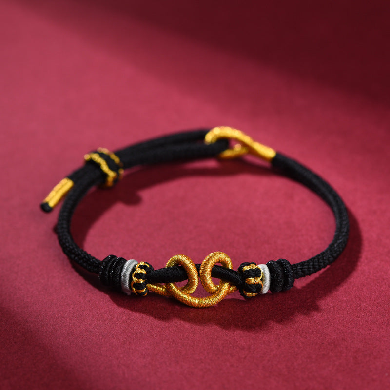 Handmade Wukong Black Myth Red String Bracelet – Unique Gift Accessory