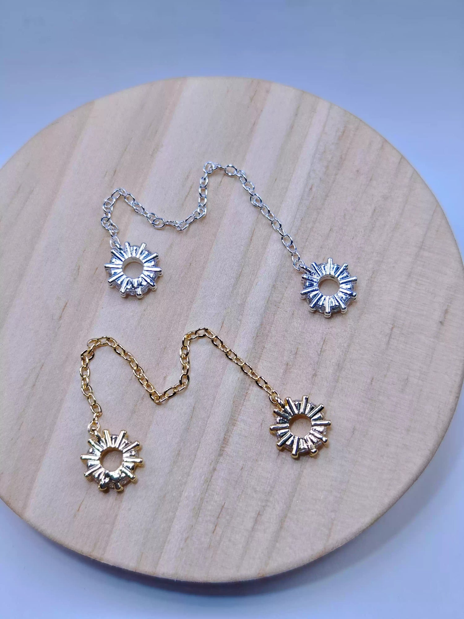 Alloy Chain for DIY Crystal Bracelet Making – Jewelry Accessory Spacer