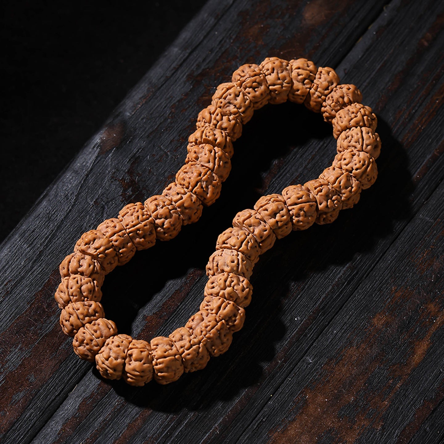 Premium Small Rudraksha Mala Bracelet 12mm – Natural Indonesian Rudraksha Beads