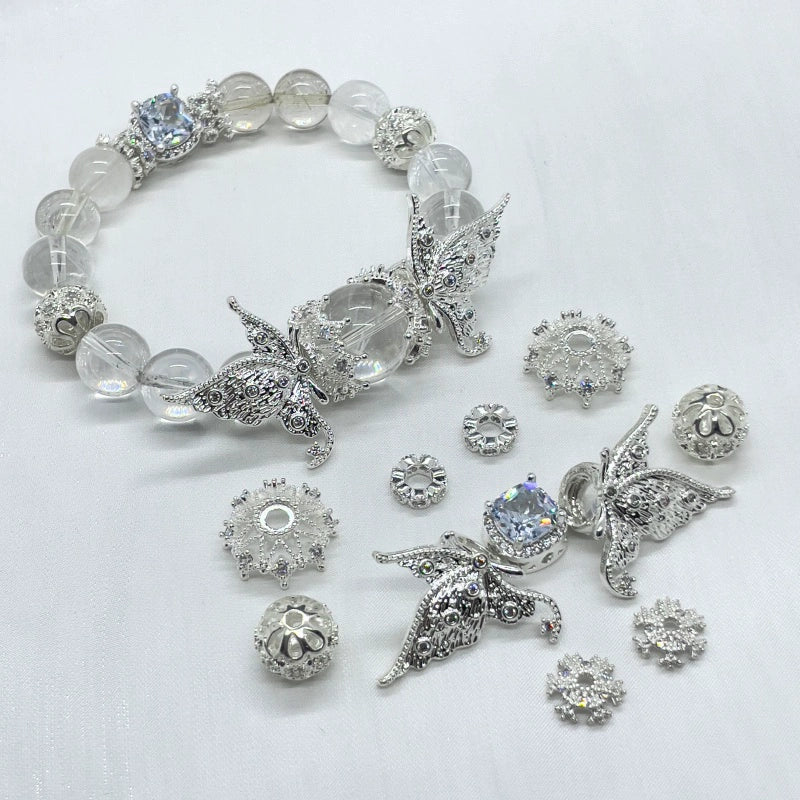 Butterfly Spacer Beads – DIY Crystal Jewelry Making Accessories