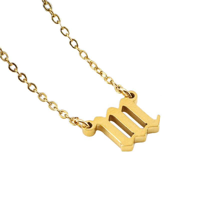 Angel Number Necklace 111–999 | Lucky Manifestation Pendant for Protection, Love & New Beginnings