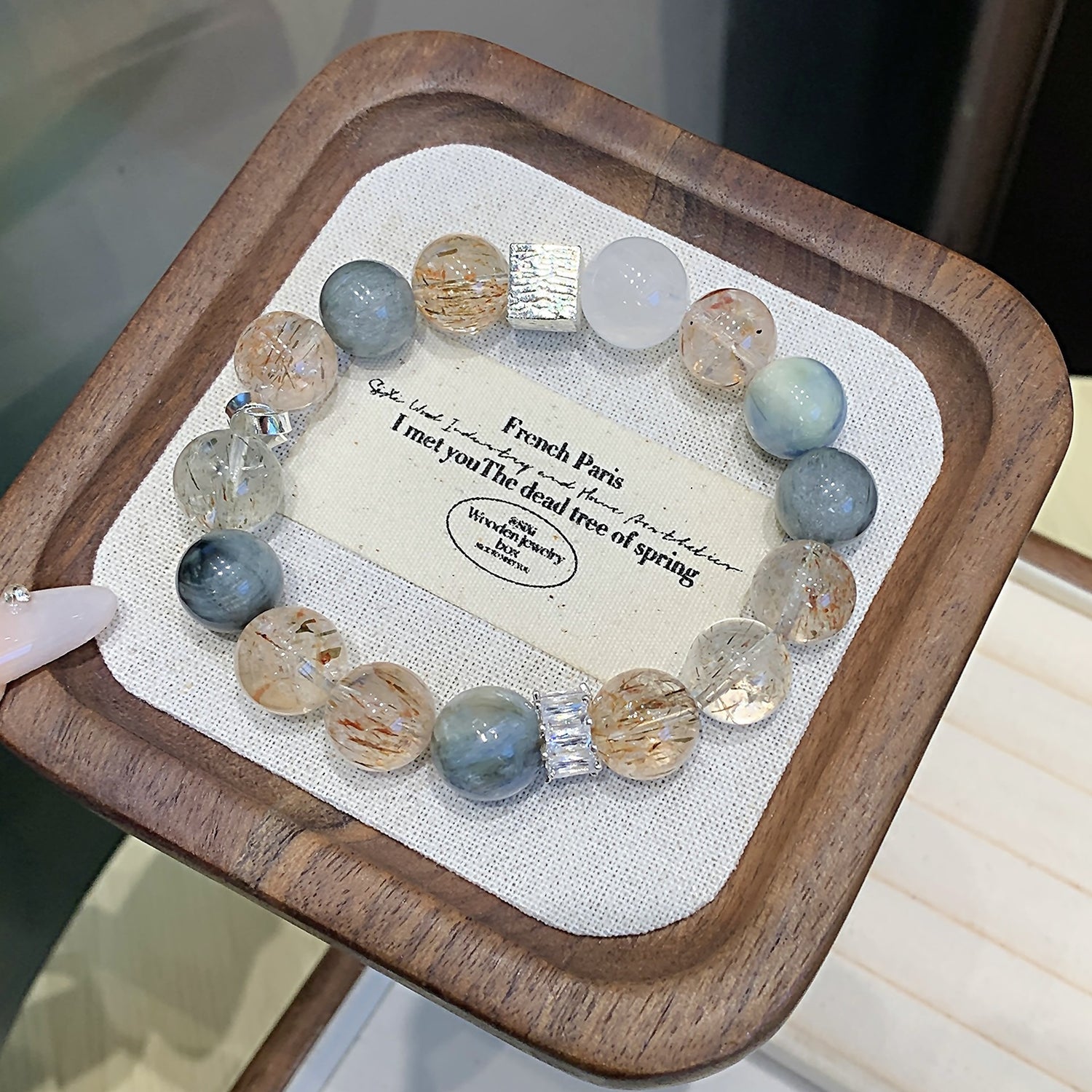 Natural Multi-Gemstone Hawk’s Eye Bracelet – DIY Customizable Design