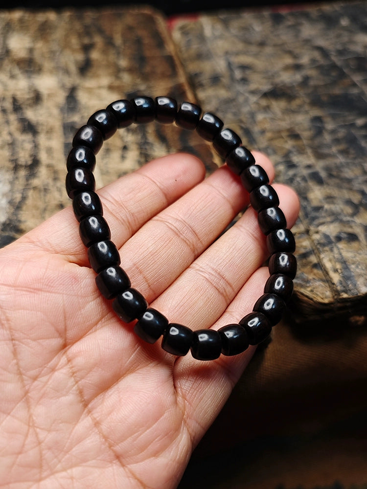 Natural Ebony Beads Meditation  Beads Bracelet