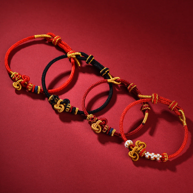 Handmade Zodiac Year Red String Bracelet – Wish Fulfillment Symbol