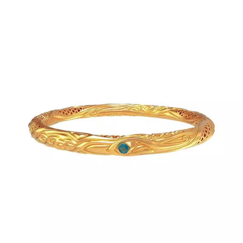 Nezha Qiankun Hoop Bracelet with Golden Finish