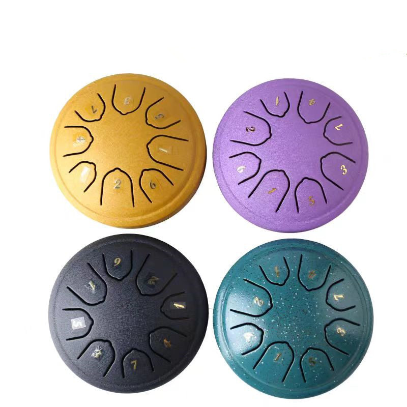 Outdoor Rain Drum – 4.5 Inch 8-Note Steel Tongue Drum for Kids & Adult Beginners