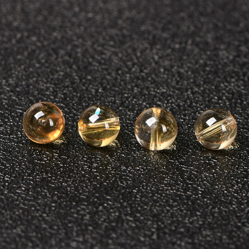 Buddha3bodhi 7A Natural Crystal Healing Beads Brazilian Yellow Crystal Beads