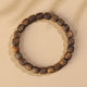 Natural Old Material Hainan Agarwood High-Oil Barrel Bead Bracelet