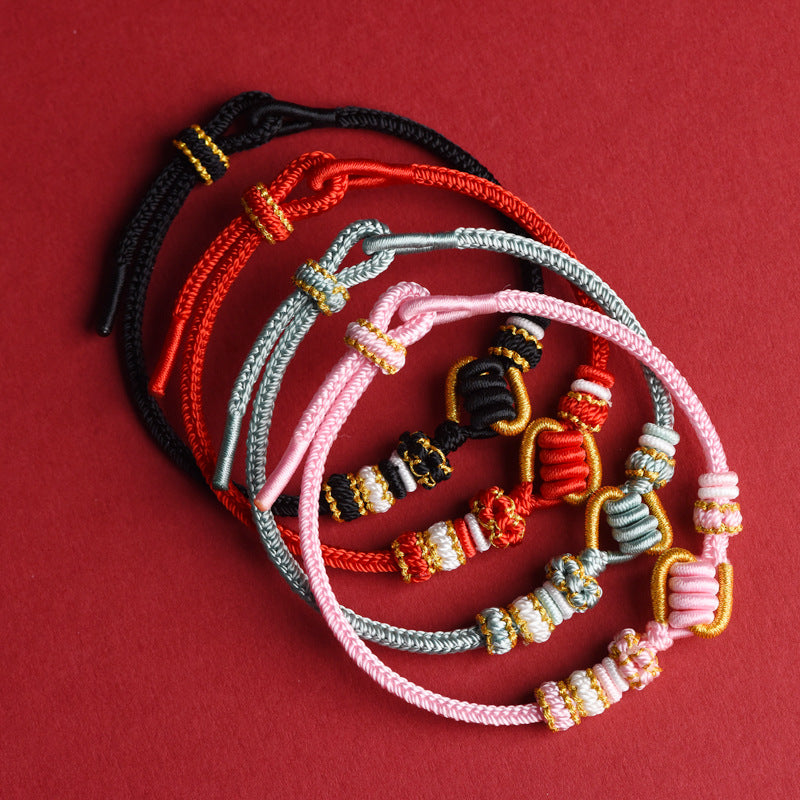 Handmade Red String Couple Bracelet – A Symbol of Love, Protection, and Lasting Blessings