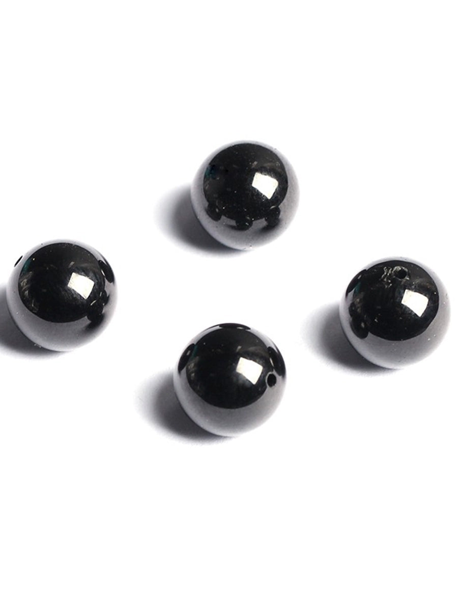 7A Black Obsidian Bead DIY Crystal Accessories
