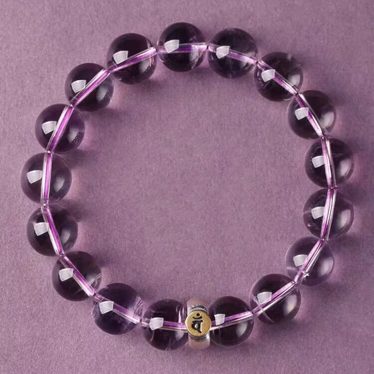 Natural Amethyst Bracelet Men's and Women's Bracelet