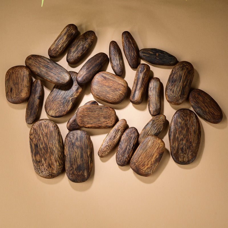 Natural Hainan Agarwood “Wu Shi” Peace & Health Charm Pendant