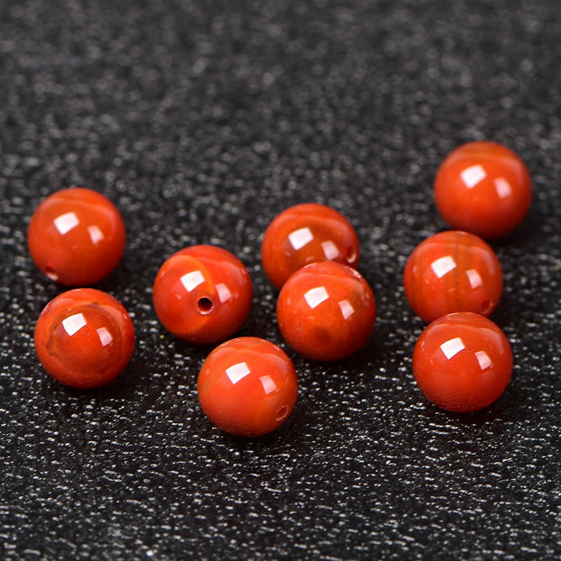 Buddha3bodhi 7A Natural South Red Agate Gemstone Protection Beads