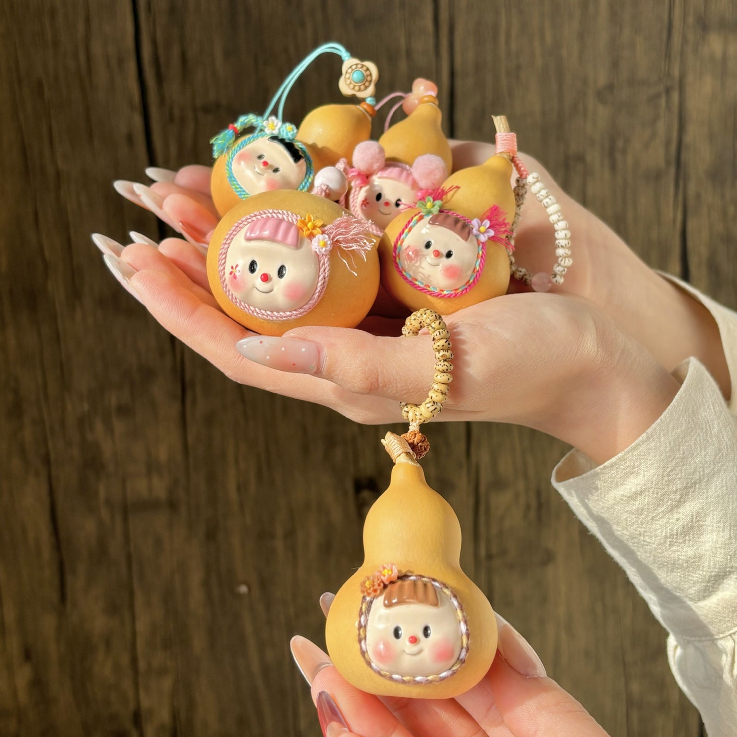 Cute Gourd Bag Charm Hand Pendant Lucky Fu Lu