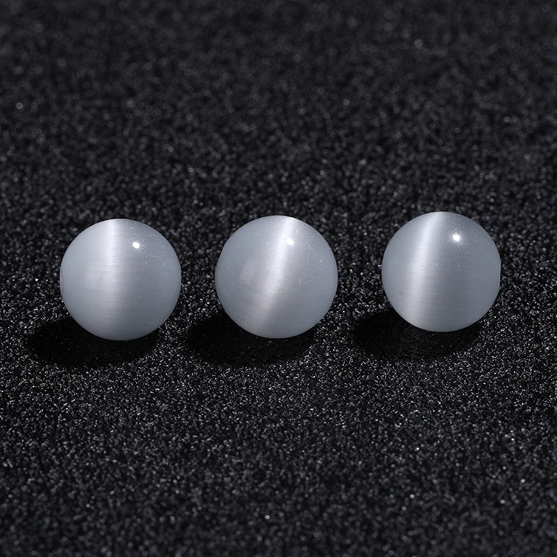 Premium White Cat’s Eye Beads for DIY Jewelry Making