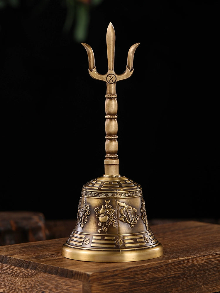 Pure Copper Handheld Bell Ritual Instrument