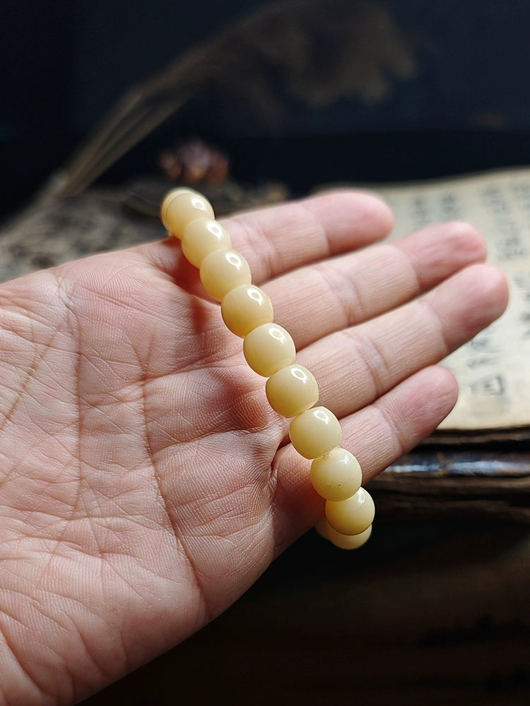 Natural Bodhi Root Bracelet Handcrafted Meditation Bracelet