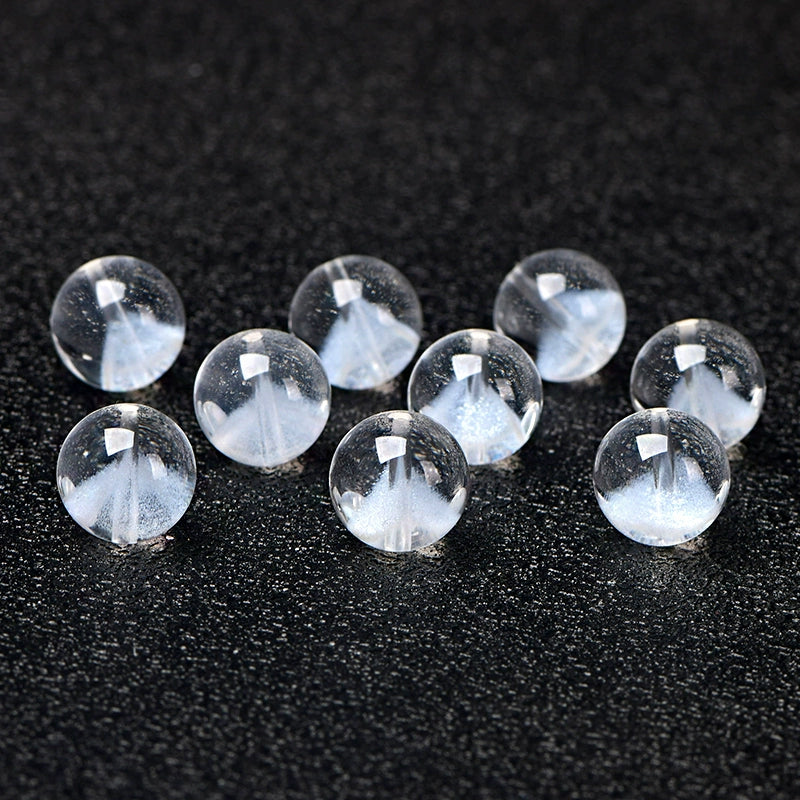 Buddha3bodhi Natural White Phantom Quartz Crystal Healing Crystal Beads