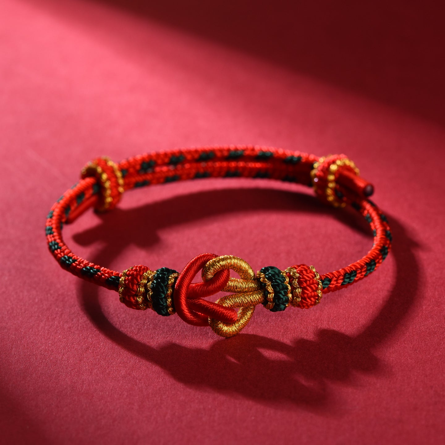 Christmas Handmade Braided Fortune Knot Couples & Friends Red String Bracelet