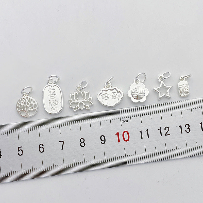 Silver-Plated Mini Charms – DIY Bracelet Making Accessories