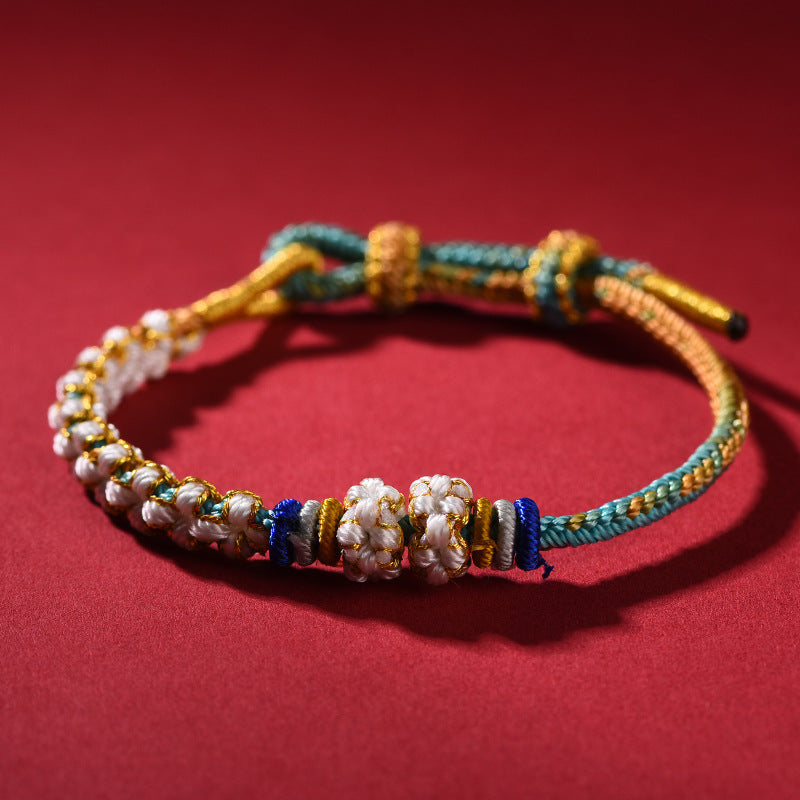 Handmade Zodiac Birth Year Couples Peach Blossom Bracelet – Peace & Joy Charm