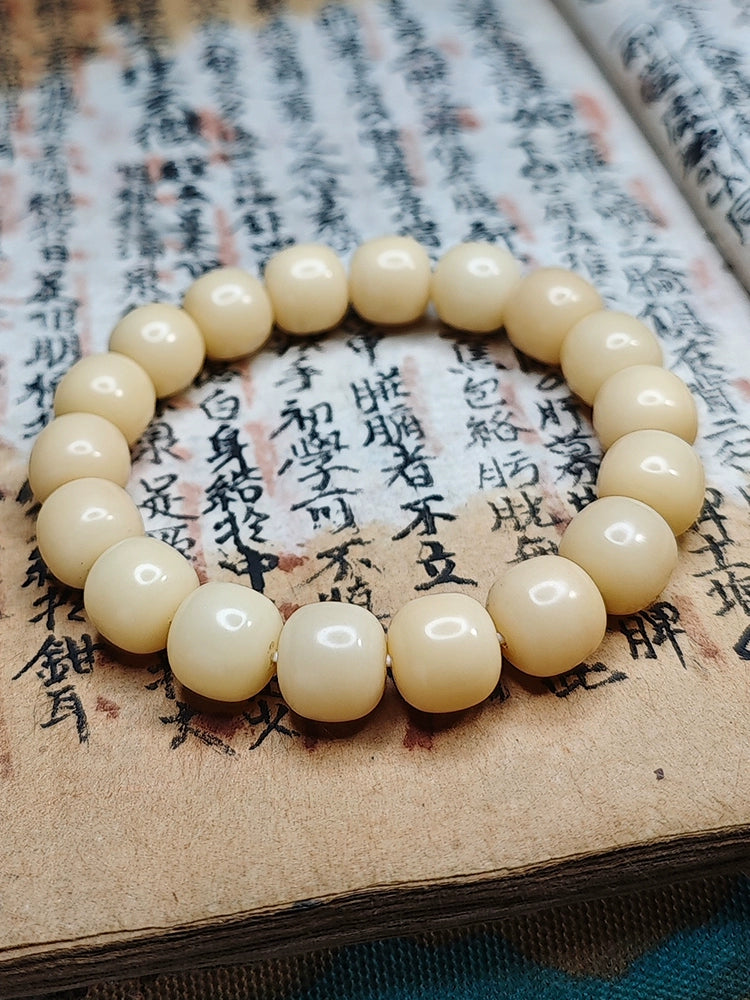 Natural Beaded Bracelet Bodhi Root Meditation Bracelet