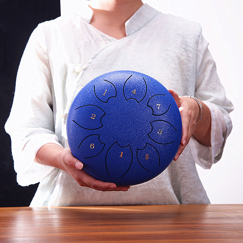 Outdoor Rain Drum – 6 Inch 8-Note Steel Tongue Drum for Kids & Adult Beginners