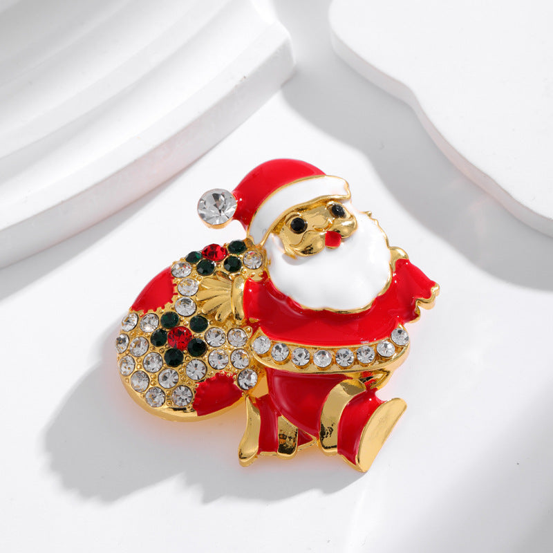 Personalized Creative Santa Brooch Cartoon Doll Christmas Gift