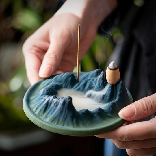 Green Mountain Backflow Incense Burner